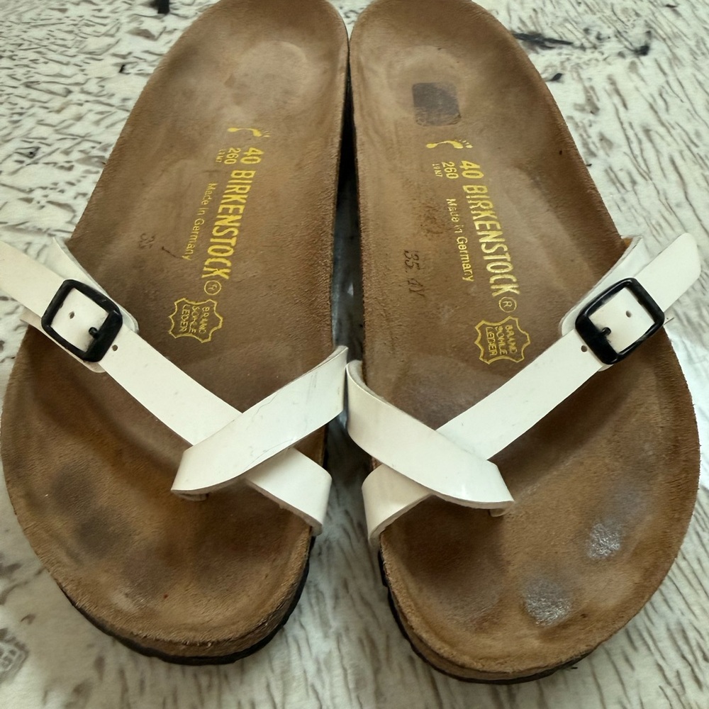Birkenstock White Sandals